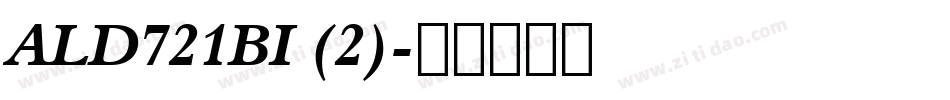 ALD721BI (2)字体转换